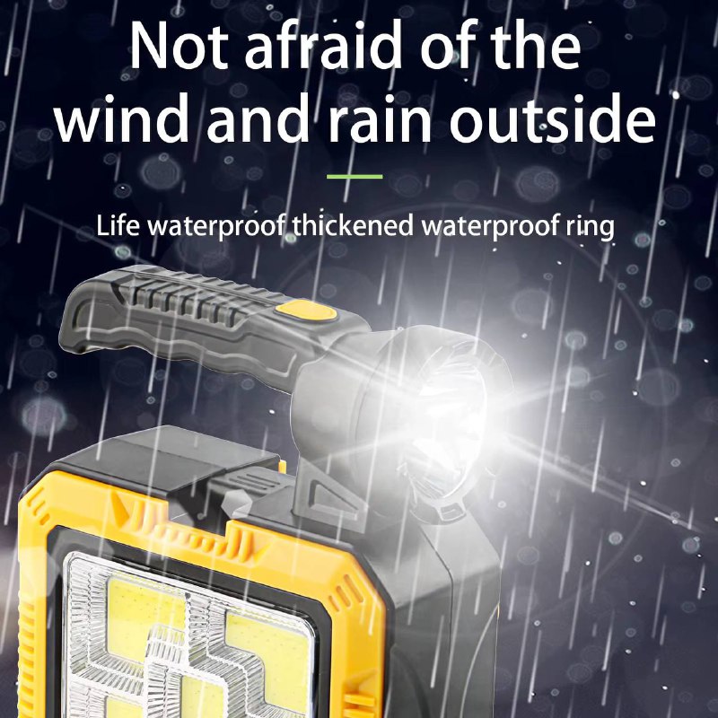 باکس ابزار چراغ قوه دار سولار