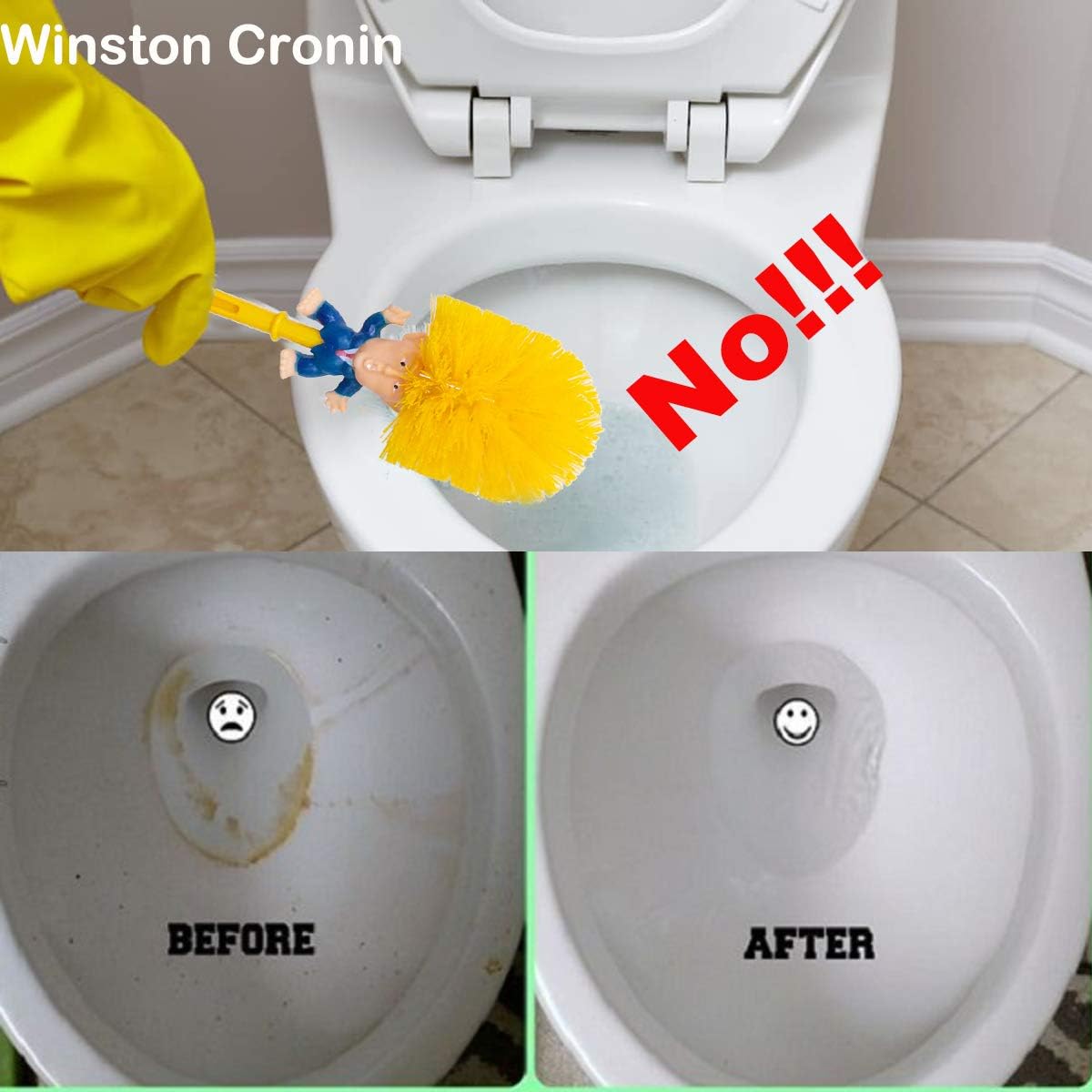 فرچه توالت ترامپ