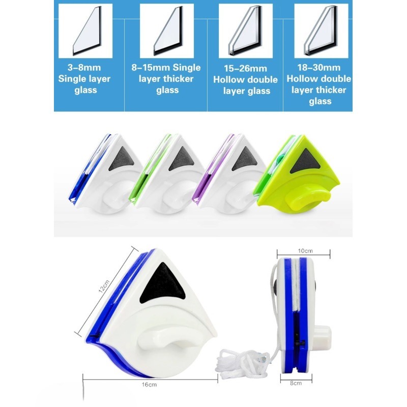 شیشه پاک کن دوطرفه مثلثی