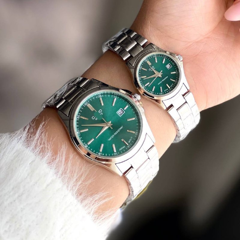 ست ساعت CASIO سبز