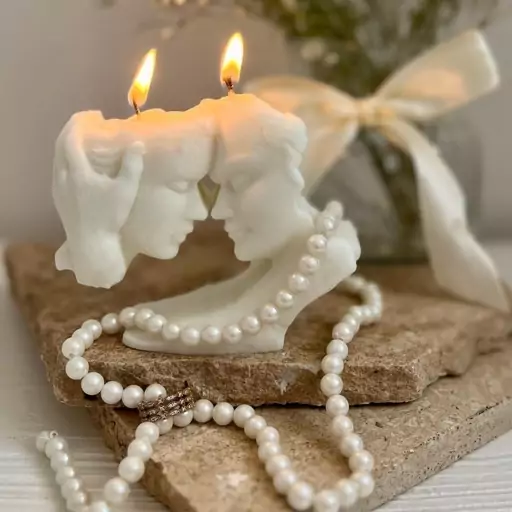 شمع تزئینی مدل رومئو و ژولیت 